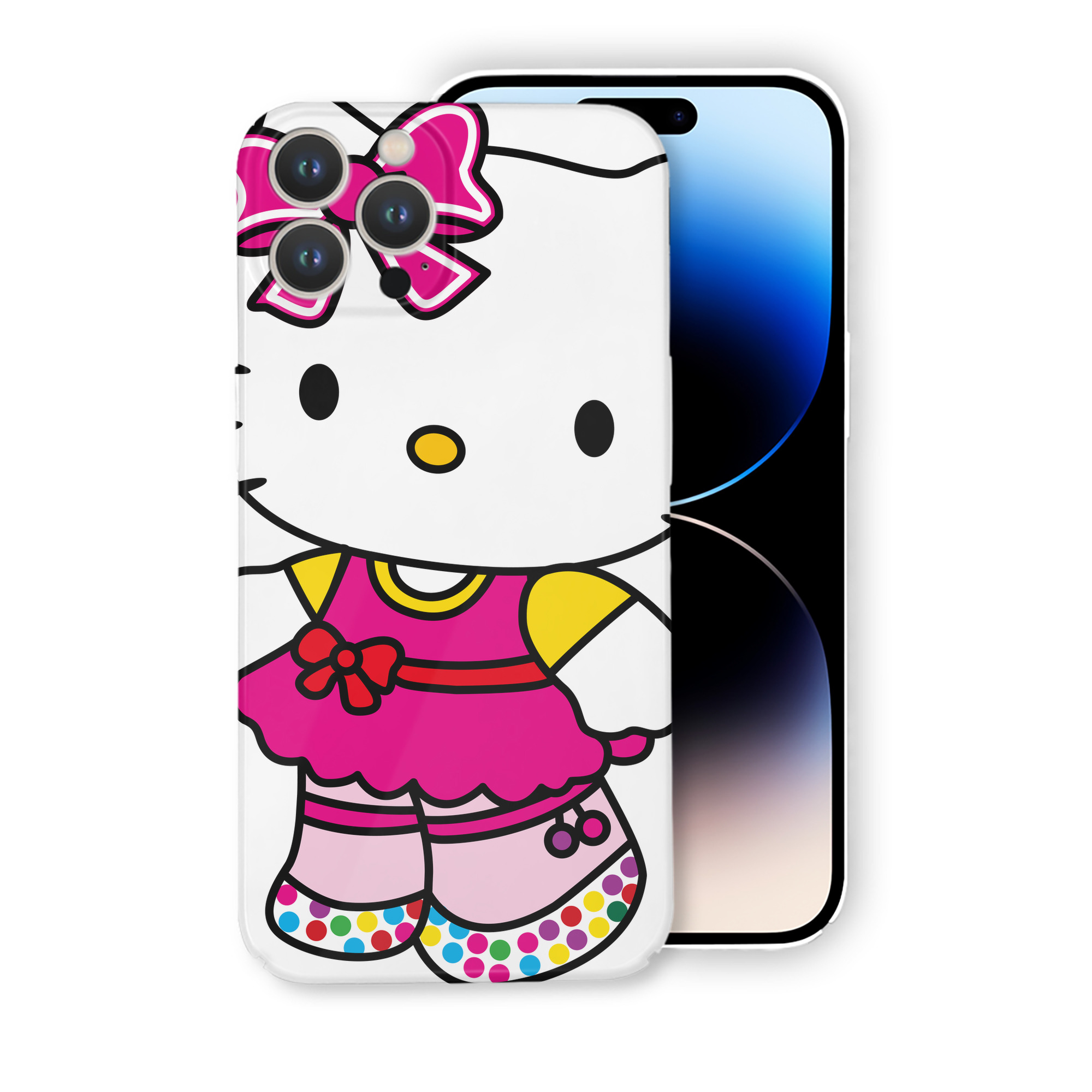 （画像用） Hello Kitty ハローキティ 【iPhone 14シリーズ対応】ハードケース